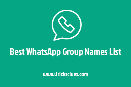 Whatsapp Group Names List 2018 For Friends Family Funny New