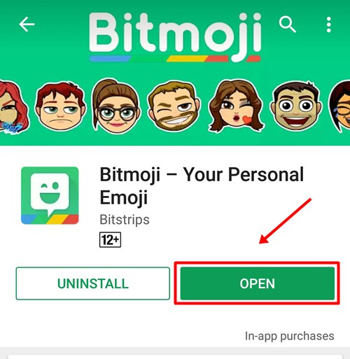 add bitmoji keyboard android