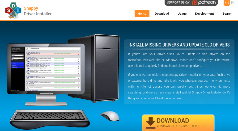 use Snappy Driver Installer
